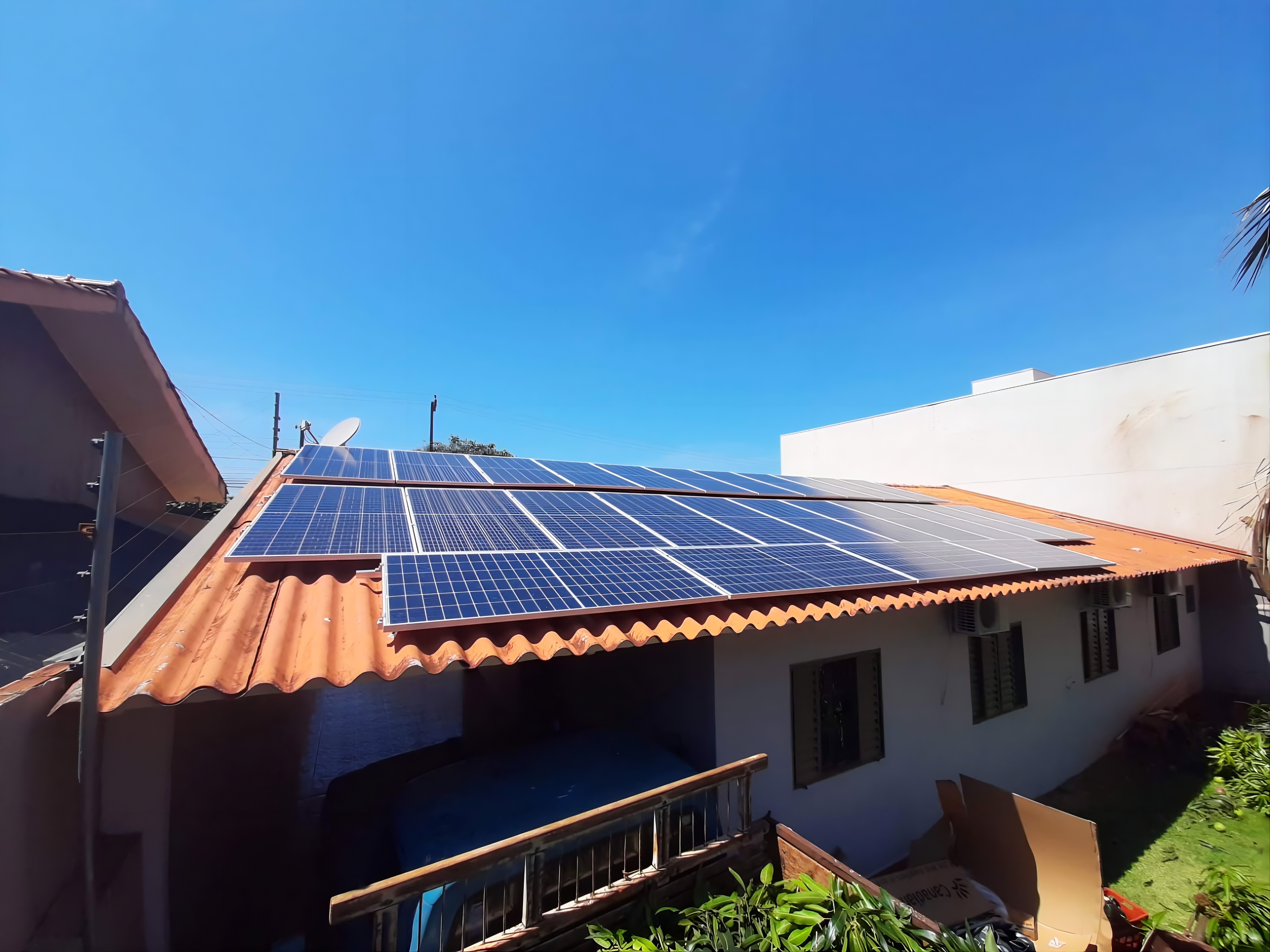 Instalação de energia solar — Residencial