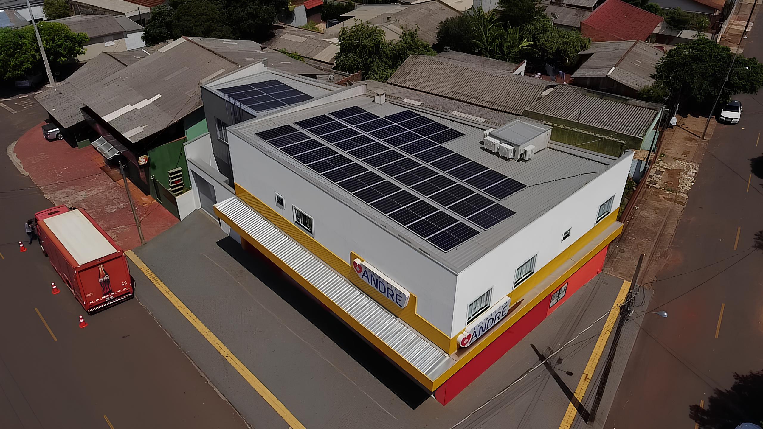 Instalação de energia solar — Comercial